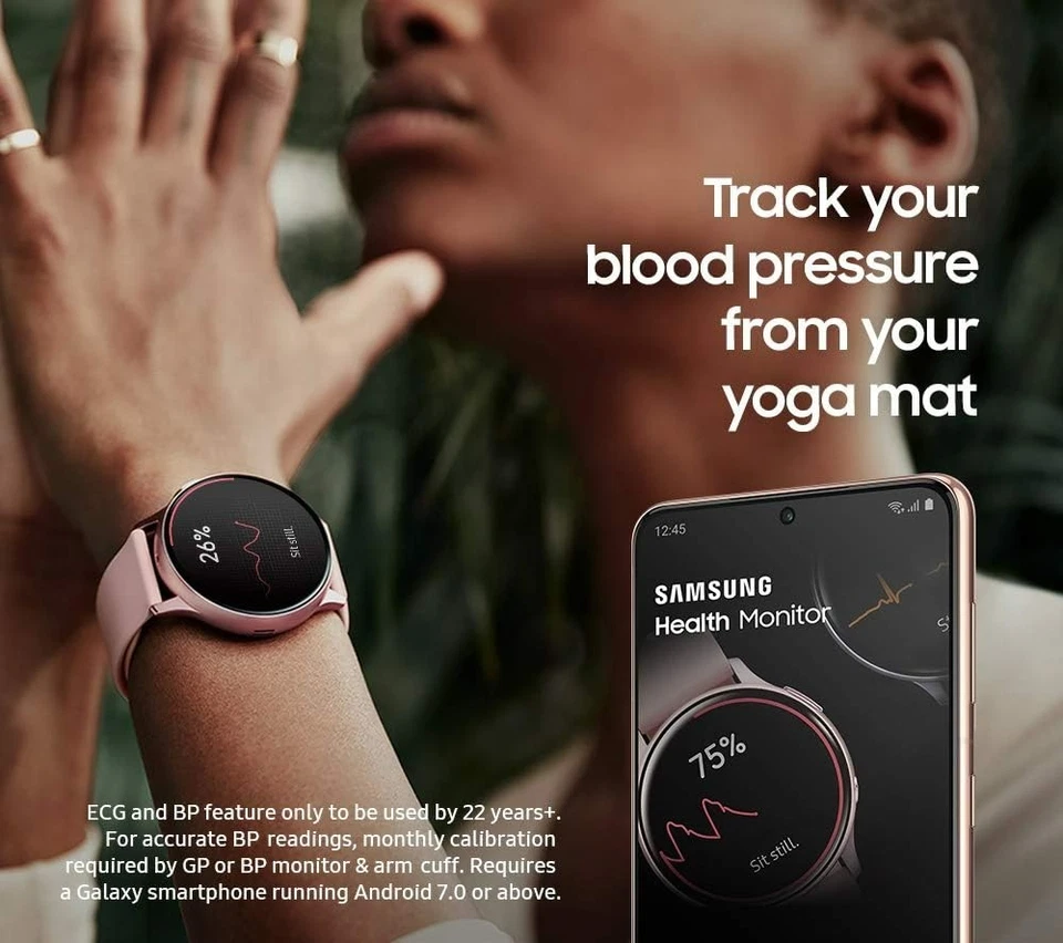 New Samsung Galaxy Watch Active2 4G LTE Stainless Steel 44 mm R825U Smart Watch - Image 4 of 4