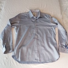 Ted Baker Men's Endurance Long Sleeve Button Down Shirt Size 17 Slim Fit NWOT