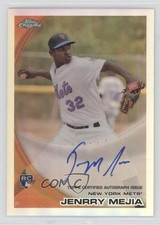 2010 Topps Chrome Rookie Auto Refractor 446/499 Jenrry Mejia #200 Auto 0v0
