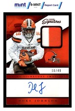 2016 Panini Prime Signatures Football Cards - Short Print Info Added 10