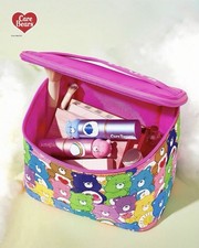 Care Bears Makeup Zip Close Case Travel Bag y2k Kawaii Rainbow Classic Cartoon