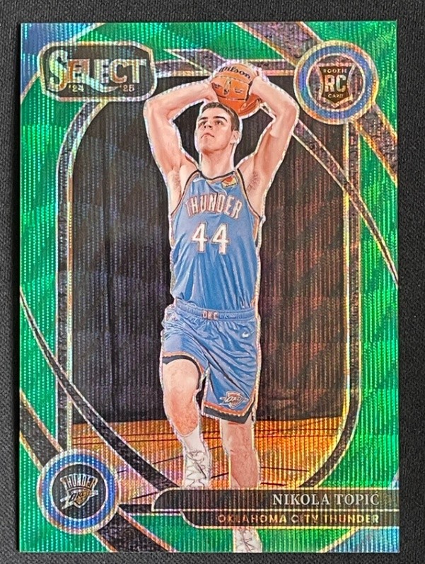 Nikola Topic 2024-25 Panini Select Courtside RC Green Wave /50 #286