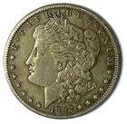 1892 CC $1 Morgan Silver One Dollar Carson City