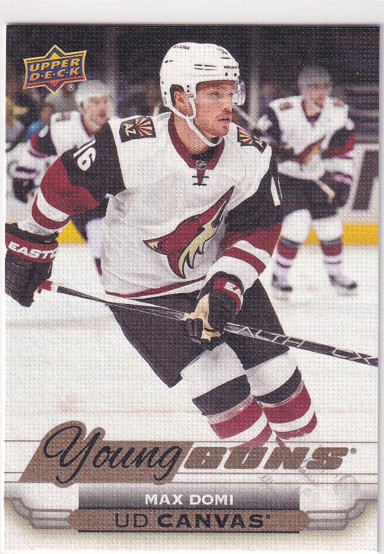 15/16 UD SERIES 1 CANVAS MAX DOMI YOUNG GUNS RC SP ROOKIE #96