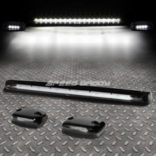 For 07-13 Silveradosierra 3pcs Black Housing White Led Cab Roof Running Light