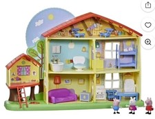 Peppa Pig Peppa's PLAYTIME TO BEDTIME House SOUNDS-LIGHTS Dollhouse Playset