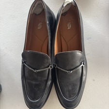 Franco Sarto Women's EDA Classic Slip on Loafer Black