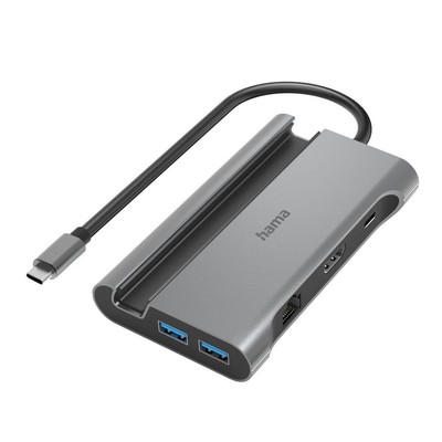 HAMA USB-C-Hub, ''Connect2Mobile V2'', Multiport, 7 Ports (00200143) #1906866