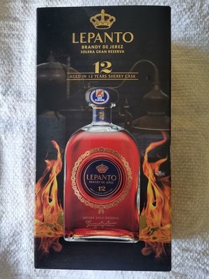 Lepanto Brandy Solera Gran Reserva aus Spanien - 0,7 Liter Flasche / 36 % Vol