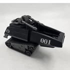 GI Joe Cobra HISS Tank 2004 Hasbro Black Armored Vehicle 001 Dual Cannons