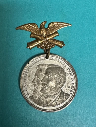Grand Army Of The Republic Medal B.F. Stephenson W.G. Veazey Commander In Chief
