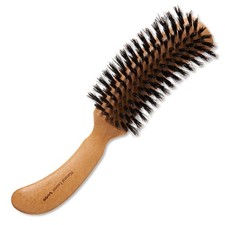 Boar Bristle Hair Brush  Made in Japan  100 Natural Bristle Slick Back Brush