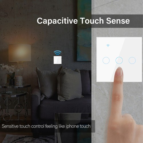 1/2/3/4 Gang Smart Light Switch Tuya Touch App Control NO Neutral Wire Required - Picture 5 of 18