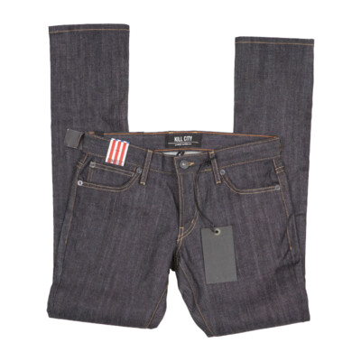 KILL CITY MENS WIRE FIT BLUE RIGID DENIM 90 DAY TOUR MUSICIANS JEANS MADE  IN USA