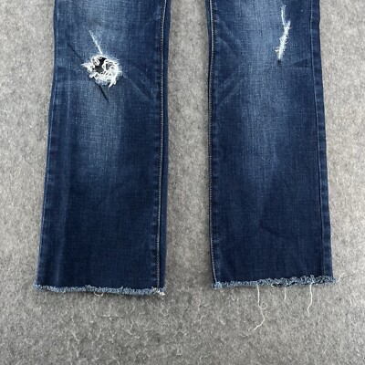 Jeans American Eagle Pour Femme - Taille 2, Coupe Slim Boot Stretch, Bleu, Occasion Très Bon état
