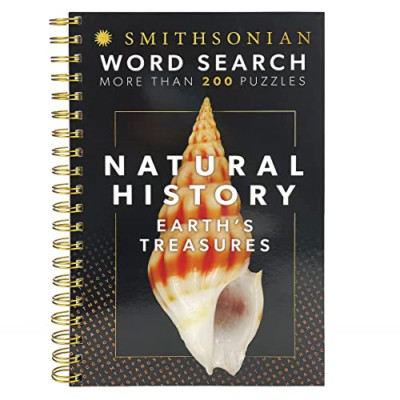 Smithsonian Word Search Natural History: Earth's Treasu - Spiral Bound NEW Books