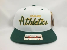 OAKLAND A'S ATHLETICS MLB SNAPBACK HAT VINTAGE AMERICAN NEEDLE 2 TONE CAP NEW