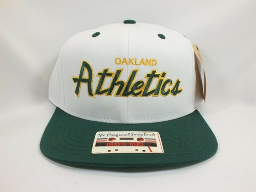 OAKLAND A'S ATHLETICS MLB SNAPBACK HAT VINTAGE AMERICAN NEEDLE 2 TONE CAP NEW