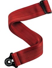 D'Addario Accessories Auto Lock Guitar Strap - Blood Red 50BAL11