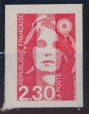 Timbre France Adhesif  1 marianne du Bicentenaire 2.30F
