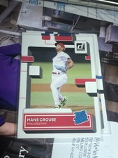 2022 Donruss Baseball Rated Rookie #67 Hans Crouse Philadelphia M18