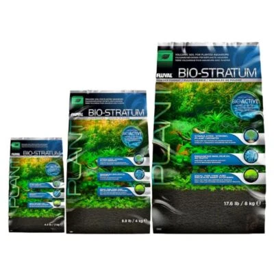Fluval Bio Stratum Substrat Vulkanerde für bepflanzte Aquarien Anbaumedien