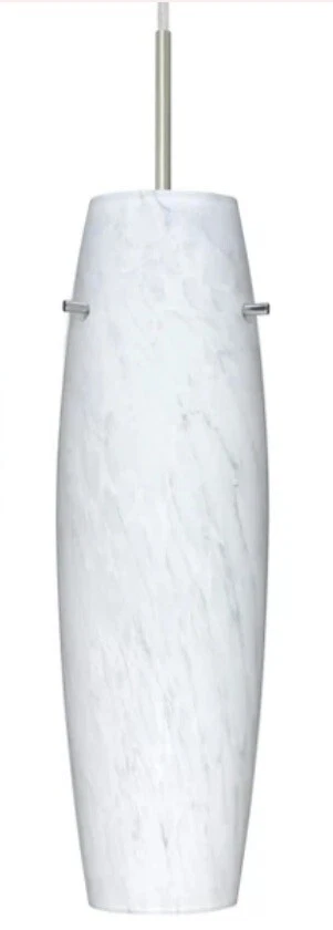 Mini pantalla de lámpara colgante de vidrio BESA Lighting Suzi Foto 2 de 4