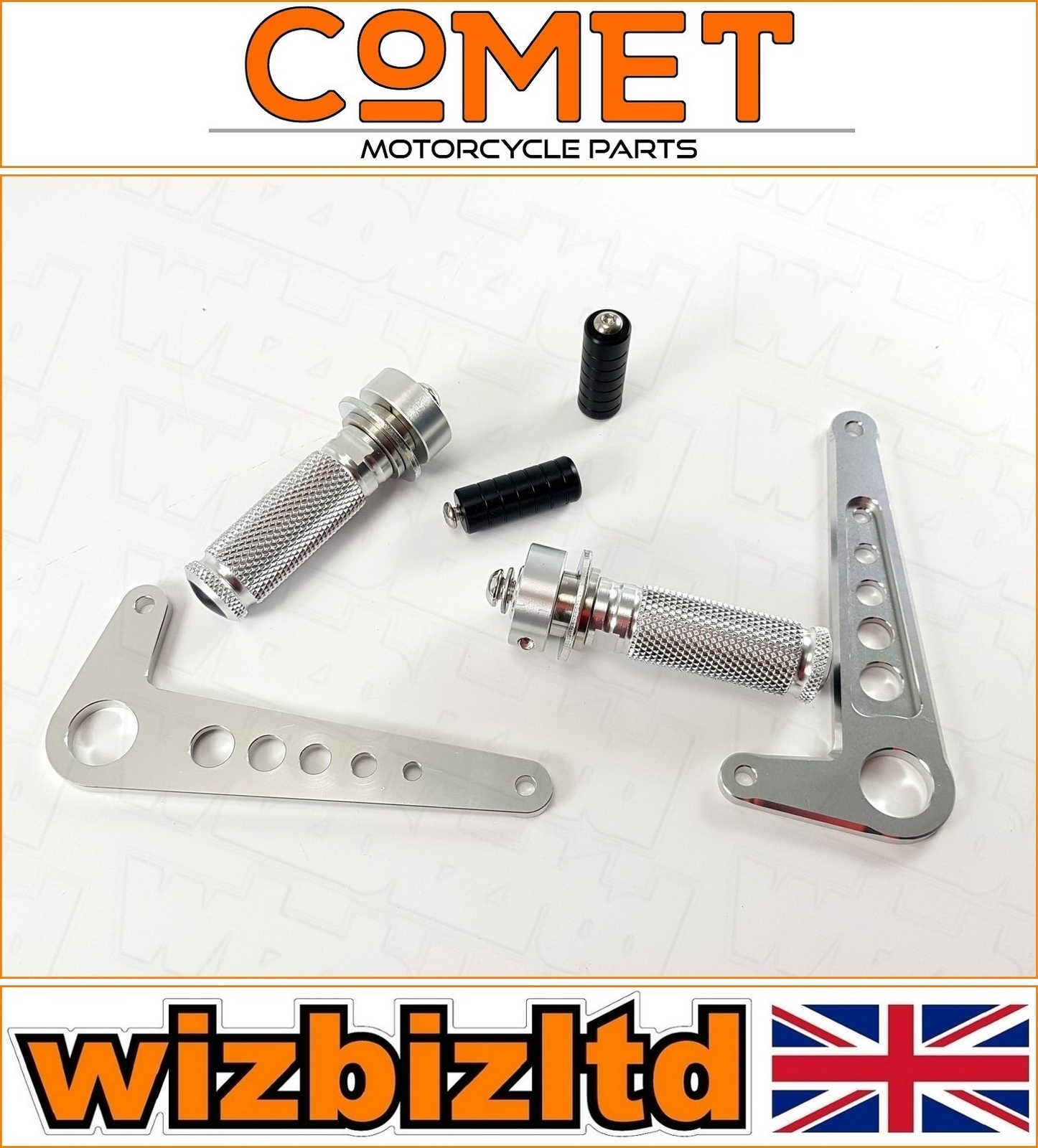 Comet Silver Foot Controls Yamaha XS650 19701983 FC000CCH eBay