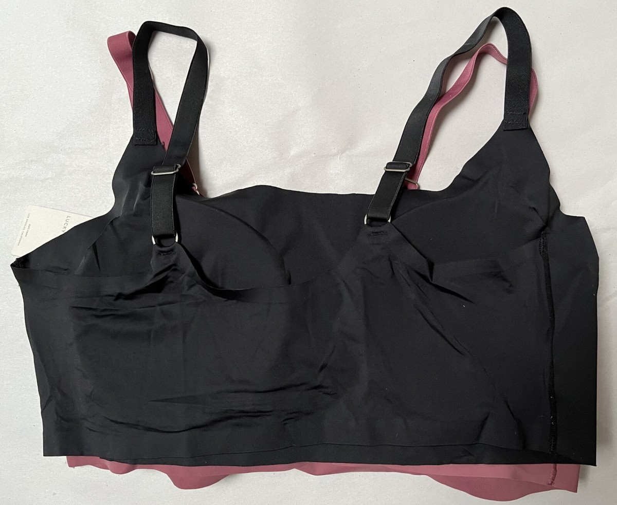 即配送   ロゴ テープ ブラ bralette XS black Daygeve Cotton Bra Seamless Wireless Bra for Women, Comfort