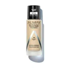 Almay Skin Perfecting Comfort Matte Oil-Free Foundation, 110 NEUTRAL BUFF