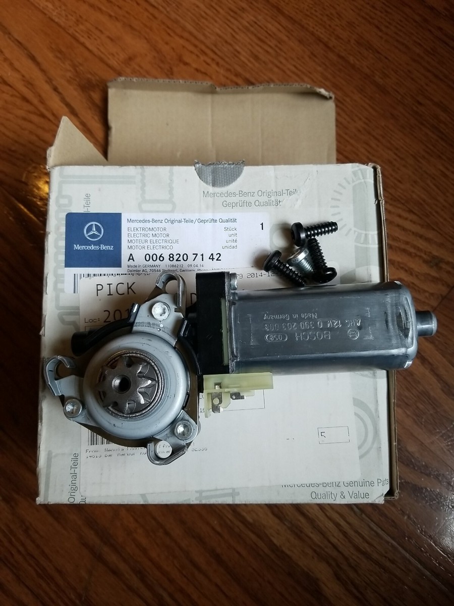 OEM Mercedes benz 0068207142 Seat Height Motor Front Left Bosch 