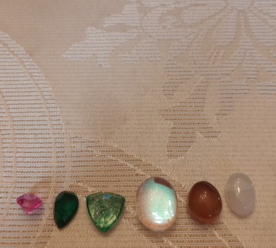 Lot Of 6 Precious Gemstones