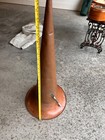 Old Antique Edison Phonograph 31 Long 13” W Brass Witches Hat Horn Tall Large XL — photo 6