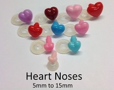 PLASTIC BACKS NOSES - Character Animal Safety Nose for Soft Toys & Teddy Bears