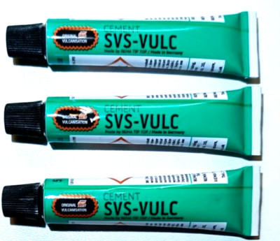 3x Tip Top Vulkanisierflüssigkeit Reifenreparatur Schlauchreparatur SVS Vulc 5g