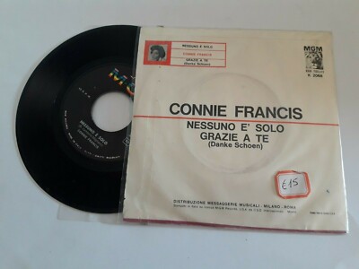 (DEU2) CONNIE FRANCIS Niemand ist allein / Danke dir 45 RUNDEN 
