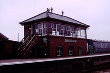 2000 Bishops Lydeard GWR Signal Box Original Railway Slide Ref 83