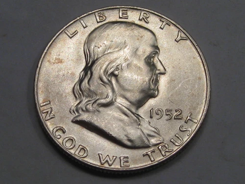 UNC 1952-d Franklin Half Dollar.  #62