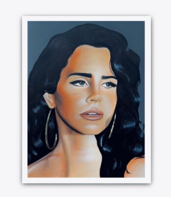 Lana Del Rey limitierte Auflage Kunstdruck ''I Just Ride'' von London Künstler Vinyl