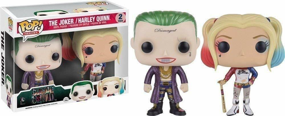 Suicide Squad Pop Vinyl - The Joker & Harley Quinn Metallic