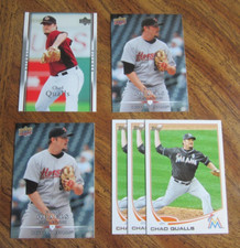 Chad Qualls Lot of 6 Trading Cards MLB Baseball Houston Astros, Miami Marlins
