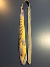 Vintage Ralph Marlin Fish Tie "Designer Tuna" 1986