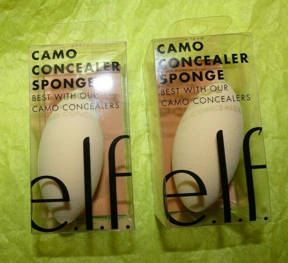 Popular brand Luxury goods NEW X2 ELF e.l.f. Camo Concealer NIP Ct. Latex Sponge 2 Free