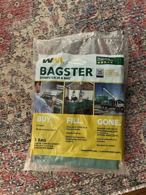 Waste Management Bagster 3CUYD Dumpster in a Bag