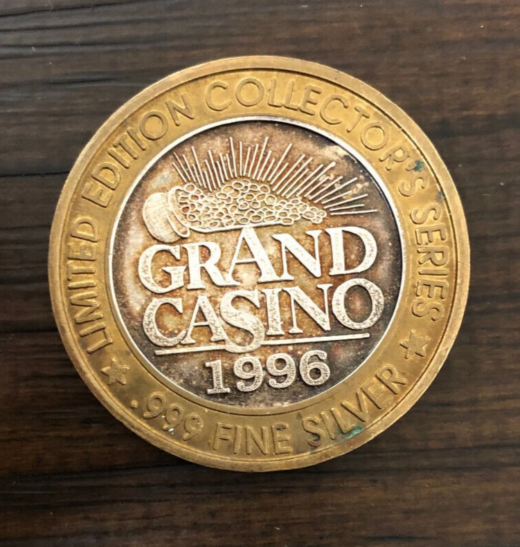 1996 Grand Casino Token "HOLLYWOOD Classics"/Marilyn Monroe Ltd Ed/.999 Silver - Image 2 of 2