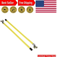 Bright Yellow Snow Plow Blade Marker Kit - 22" Height for Optimal Visibility