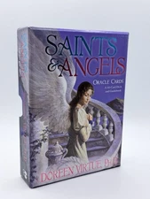 Tarot Cards Oracle Deck Saints & Angels 44 Card & Guidebook 2005 Complete