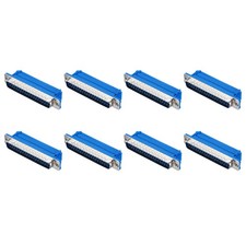 8 Pcs D-sub Connector DB37 37-pin 2-Row Male Serial Port Terminal Breakout