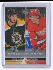 2022-23 Upper Deck Charlie McAvoy / Moritz Seider Boston Bruins / Detroit Red