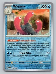 Wugtrio Reverse Holo 053/182 Paradox Rift